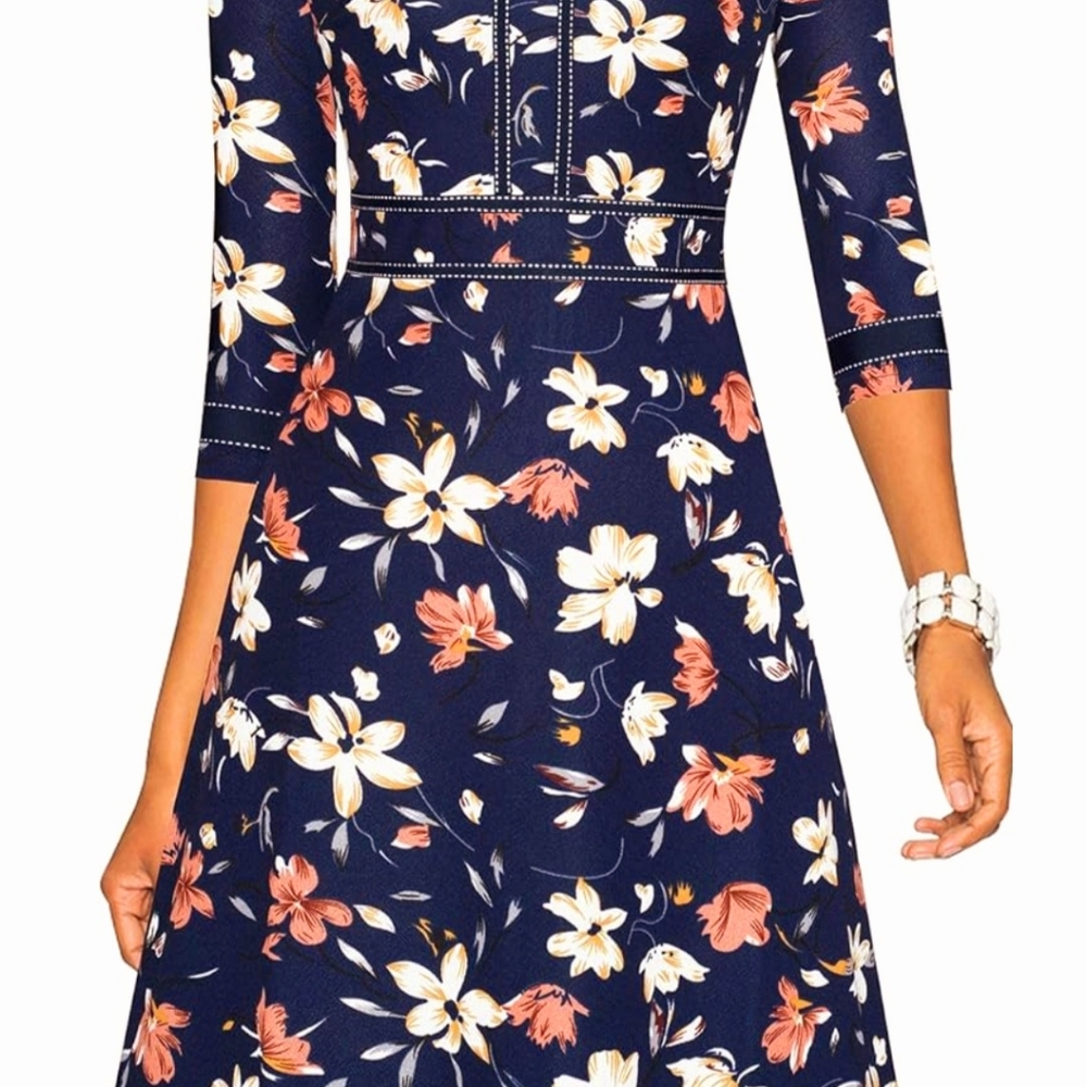 HOMEYEE Women's Aline Dress